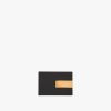 Black Saffiano Leather Card Holder - Image 3