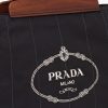 Black Medium Tote in Canvas and Wood - Image 2