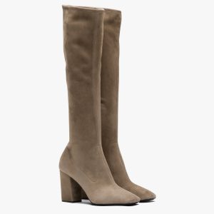 prada stretch suede boots