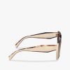 Opaque Gradient Dark Brown Lenses Prada Eyewear Collection sunglasses - Image 4